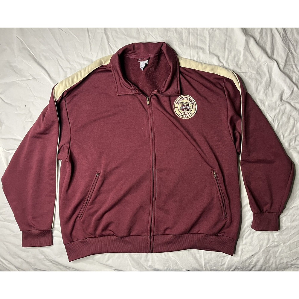 Mississippi State Bulldogs Athletics Jacket Men's 2XL Maroon Knights Apparel